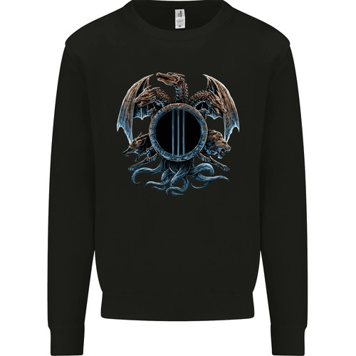 Trois tête dragon fantaisie - trois,