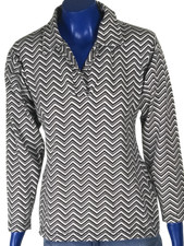 Haut Femme à Rayure T-Shirt Occasion avec Col Manche Longue Taille Unique FR