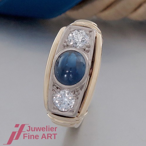 Bague ancienne saphir - -,