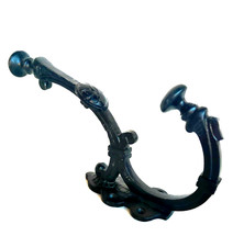 MAGNIFIQUE GRANDE PATERE EN FONTE PORTE MANTEAU/CHAPEAU BELLE DECORATION