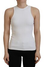 T-Shirt DSQUARED2 Blanc En Viscose Sans Manches Col Ronde IT38/US4/XS 670USD