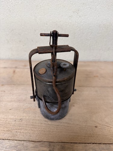 Ancienne lampe carbure - lampe, à