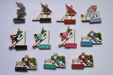 11 pin's Savoie 1992 jeux olympiques Albertville flamme patinage ski hockey AB