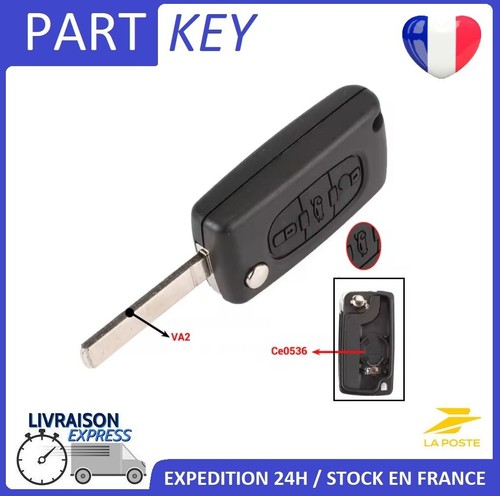 Coque clé bouton - clé, 3
