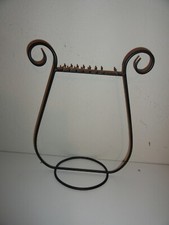 NICE BLACK NECKLACE HOLDER WITH 8 DOUBLE HOLDERS-10" X 14"