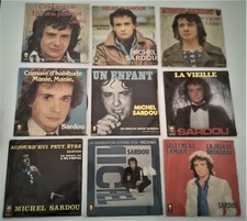 Michel sardou lot disques - lot, 9