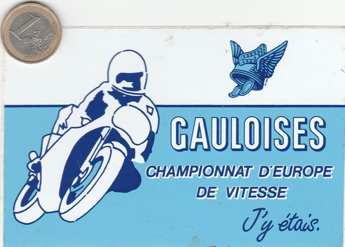Autocollant moto gauloises - moto.,