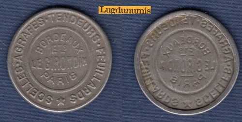 Timbre monnaie bordeaux - timbre,