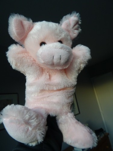 Doudou cochon rose - ,