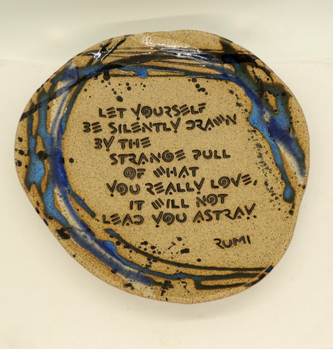 Art pottery rumi quote wall - rumi,