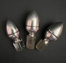 3 anciens bouchon argent