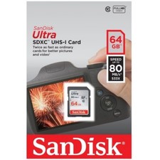 SanDisk 64GB Ultra SDXC Carte