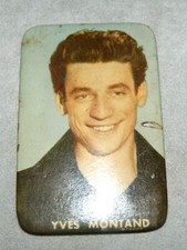 miroir de poche YVES MONTAND années 50