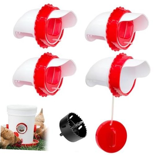 Chicken feeder port kit - chicken,