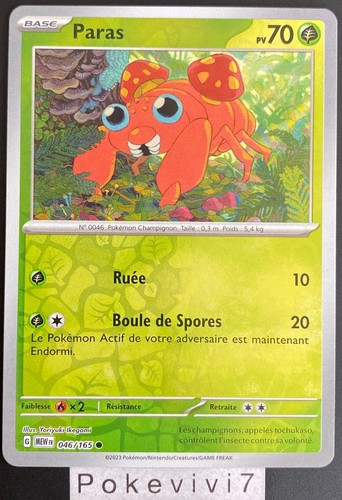 Carte pokemon paras 046 - pokemon,