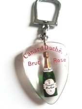 PORTE CLEF CHAMPAGNE CANARD DUCHÊNE Brut Rosé  BOURBON goutte mobile