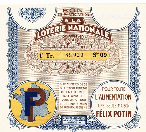 Billet loterie felix - de,