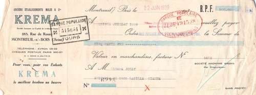 1939 krema montreuil sous - montreuil,