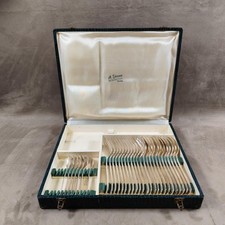 Alfenide Household for Christofle Silver Metal 31 Piece France Vintage 1900