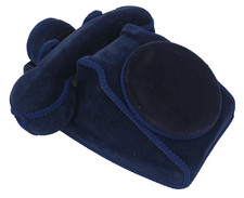 COQUE STYLE VELOURS BLEUE