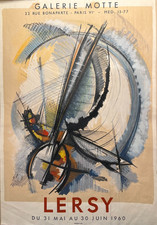 Affiche d'exposition LERSY, R
