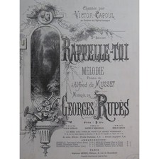 RUPÈS Georges Rappelle-Toi Chant Piano ca1870