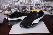 Puma Women's Cell Meio Leather Sneaker Shoes 182956 02 Black White US 6.5 EU 37