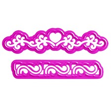 CUTTING DIES 2 MATRICES DECOUPE / EMBOSSAGE FRISES ARABESQUES LOISIRS CREATIFS