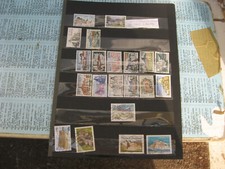 FRANCE LOT DE 21 TIMBRES CHATEAUX OBLITERES DE 1962 A 2012