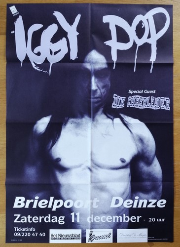 Iggy pop affiche concert - iggy,