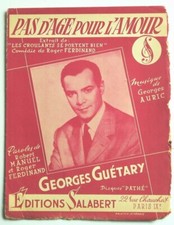 Partition sheet music GEORGES