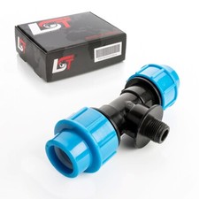 Raccord De Tuyau En T Pour Irrigation 25 X 1/2 POUCE X 25 MM