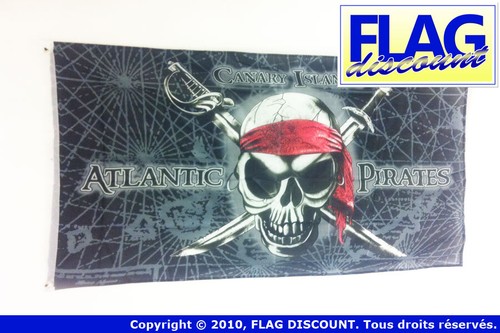 Drapeau pirate canary islands - pirate,
