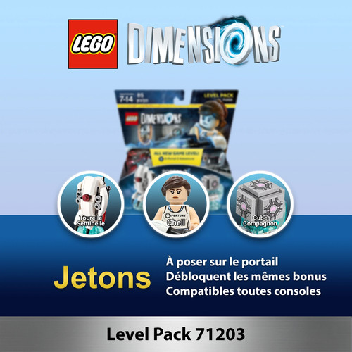 Lot jetons lego dimensions - jetons,