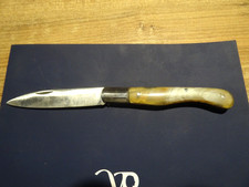 ANCIEN COUTEAU REGIONAL D AURILLAC 555 MALLARET THIERS MANCHE CORNE V PHOTOS