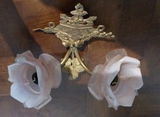 Applique murale ancienne en bronze doré – style Louis XVI