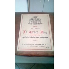 étiquette de Vin château la