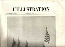 Journal L'Illustration 1917.Drapeau Américain.18 pages. Belles Photos.