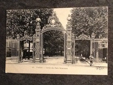 75 PARIS GRILLE PARC MONCEAU - 121855