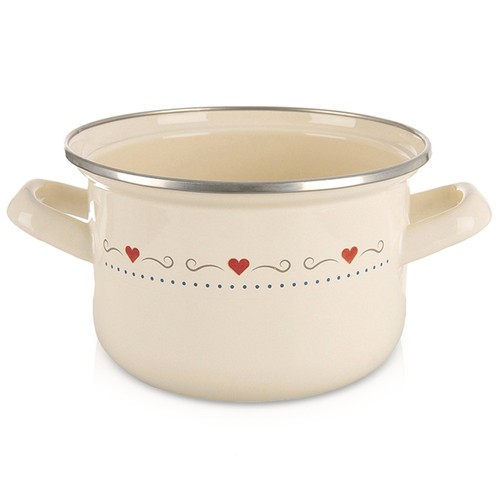 Casserole émaillée rétro - casserole,