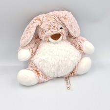 Doudou lapin blanc marron tout doux SIMBA TOYS NICOTOY - 25759