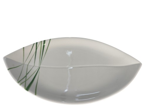 Plat service porcelaine - plat, en