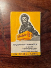 POCHETTE FILM KODAK PLUS-X VINTAGE PHOTOGRAPHE/SKIEUSE