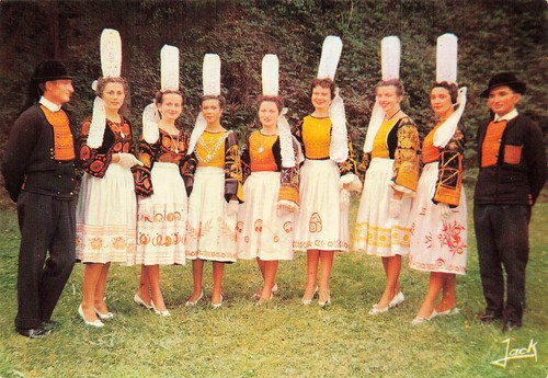 Bretagne groupe costume - groupe, en