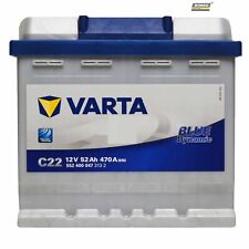 552400047 C22 Varta Batterie Auto 52 Ah 12V 470 A Positif Droite