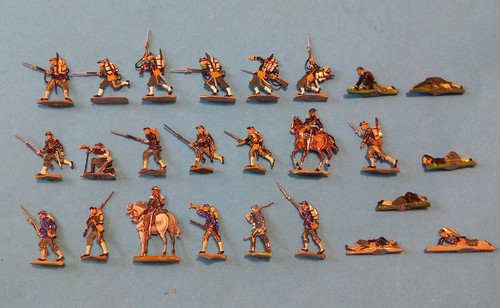 Plats étain zinnfiguren - plats,