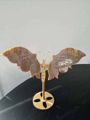 Ocean jasper crystal butterfly - jasper,