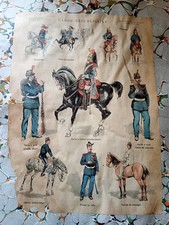 militaria. Garde Républicaine. Imagerie artistique Imprimerie Librairie Quantin.
