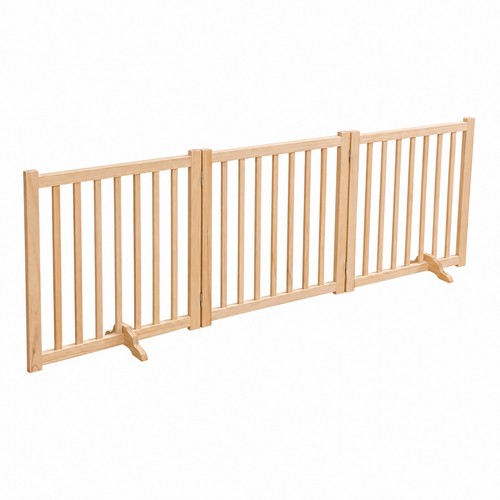 Barrière pliante bois à - bois,