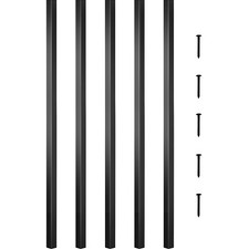 VEVOR 101PCS Balustre Balcon Barre Carrée Garde-Corps Alliage Aluminium 66x1,9cm